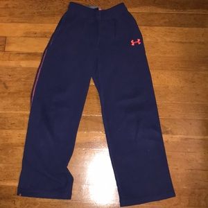 Navy boys underarmour sweatpants